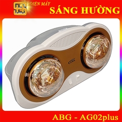 Máy Sưởi Phòng Tắm ABGeco 2 Bóng AG02