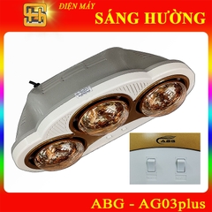 Máy Sưởi Phòng Tắm ABGeco 3 Bóng AG03