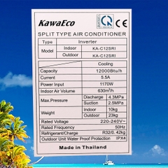 Điều Hoà KawaEco - 12.000BTU - 1C inverter KA - C12SRI.