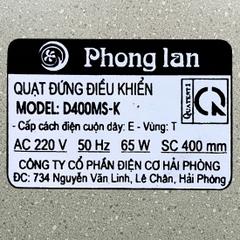 Quạt Cây Điều Khiển Phong Lan - D400MS – K