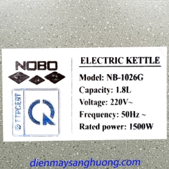 Siêu Tốc NOBO 1.8L <NB - 1026G>