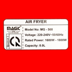 Nồi Chiên Không Dầu MAGIC <MG - 568>