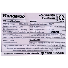 Nồi Cơm Điện Kangaroo 1,2 lít - KG823