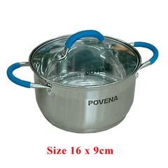 Bộ Nồi INOX  3 Món Đáy Từ POVENA - C5
