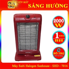 Máy Sưởi Halogen Sunhouse 3 Bóng - SHD - 7016