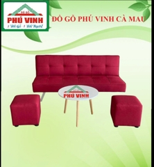 Sofa Nệm Bật ( Kèm Đôn)