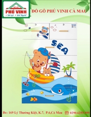 Tủ DELI MAX, 5N, Sailor Bear, 90 x 139cm