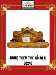 Tượng Thiềm Thừ, Gỗ Xá Xị, 30x40