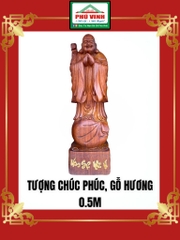 Tượng Chúc Phúc, Gỗ Hương, 0.5m