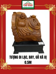 Tượng Di Lạc Bay, Gỗ Xá Xị, 0.5m