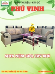 Salon , Nệm Góc, Tay Xòe, Lớn