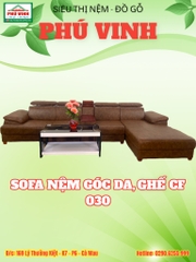 Sofa Nệm Góc Da, Ghế Cf 030