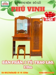 Bàn Phấn, 1 Tủ, Thao Lao, 1.0m