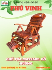 Ghế Tựa Massage, Gỗ Hương