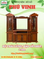 Kệ Thái Lững, Hậu Gõ Ghép, 2.0m