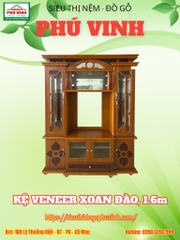 Kệ Veneer Xoan Đào, 1.6m