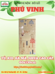 Tủ KID, Hà Mã, Nhựa Cao Cấp, 60x130cm
