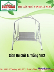 Xích Đu Chữ A, Trắng 1m2