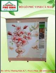 Tủ áo , In 3D,( có kiếng ) - 1.6