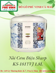 Nồi Cơm Điện Sharp KS-181TVJ 1,8L