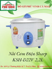 Nồi Cơm Điện Sharp KSH-D22V