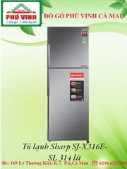 Tủ lạnh Sharp SJ-X316E-SL 314 lít