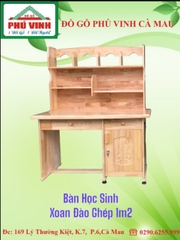 Bàn Học Sinh Xoan Đào Ghép 1m2