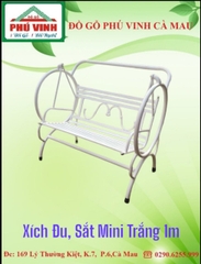 Xích Đu, Sắt Mini Trắng, 1m