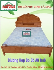 Giường Hộp,Gõ Đỏ ( AG) ,1m6