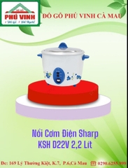 Nồi Cơm Điện Sharp KSH D22V -2,2L