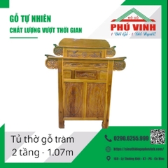 Tủ Thờ, Tràm, 2 Tầng    - 1.07m