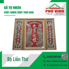 Bộ Liễn Thờ Chữ Hán