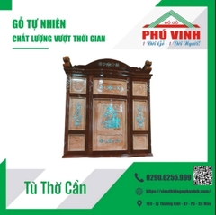 Tủ Thờ, Thao Lao, Gõ Đỏ, Cẩn - 1.3m