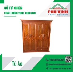 Tủ Áo, MDF Phủ Xoan - 1.8m