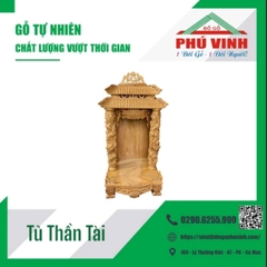 Thần Tài, Gõ Đỏ, 2 Mái Đình              - 60