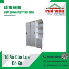 Tủ Áo, Nhựa, Cửa Lùa, Có Kệ - 1.4m