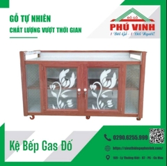 Kệ Bếp Gas, Hong 60, Đố Giả Gỗ - 1,4m