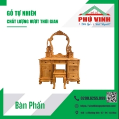 Bàn Phấn Gõ Đỏ - 1.1m