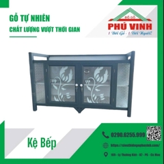 Kệ Bếp Gas, Hong 60, Đố Xám - 1,4m
