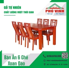 Bàn Ăn Vuông, Xoan Đào, China    - 70 x 160