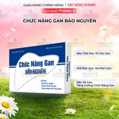 Chức năng gan Bảo Nguyên hộp 30 viên