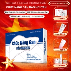 Chức năng gan Bảo Nguyên hộp 30 viên