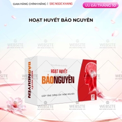 Viên Uống Hoạt Huyết Bảo Nguyên Hộp 30 viên