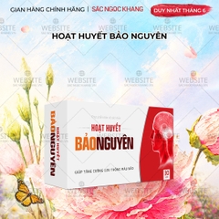 Viên Uống Hoạt Huyết Bảo Nguyên Hộp 30 viên