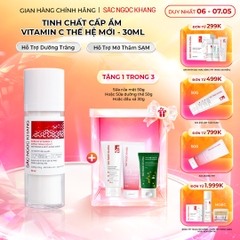 Serum Vitamin C Sắc Ngọc Khang 30ml - Tinh chất dưỡng trắng da diệu kỳ, mờ thâm nám, tàn nhang (tặng Sữa Dưỡng Thể 50g)