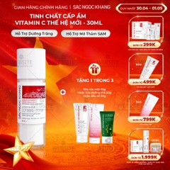 Serum Vitamin C Sắc Ngọc Khang 30ml - Tinh chất dưỡng trắng da diệu kỳ, mờ thâm nám, tàn nhang (tặng Sữa Dưỡng Thể 50g)