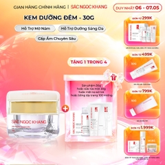 Kem Dưỡng Da Ban Đêm Sắc Ngọc Khang 30g - Dưỡng ẩm, hỗ trợ mờ nám sạm, tàn nhang