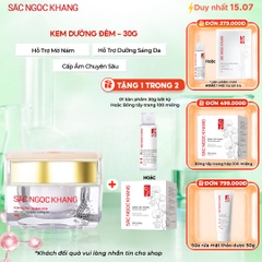 Kem Dưỡng Da Ban Đêm Sắc Ngọc Khang 30g - Dưỡng ẩm, mờ nám sạm, tàn nhang