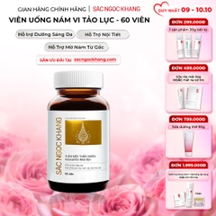 Viên Uống Vi Tảo Lục Sắc Ngọc Khang Mờ Nám, Đẹp Da, Hạn Chế Lão Hóa 60v