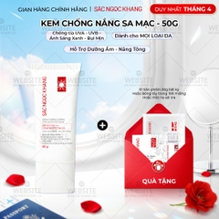Kem Chống Nắng Nâng Tông Sắc Ngọc Khang 50g